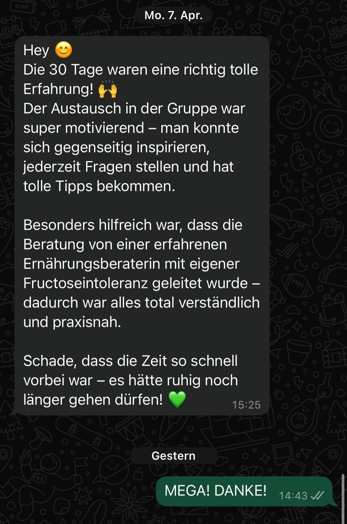 Erfahrungsbericht FructoCoaching