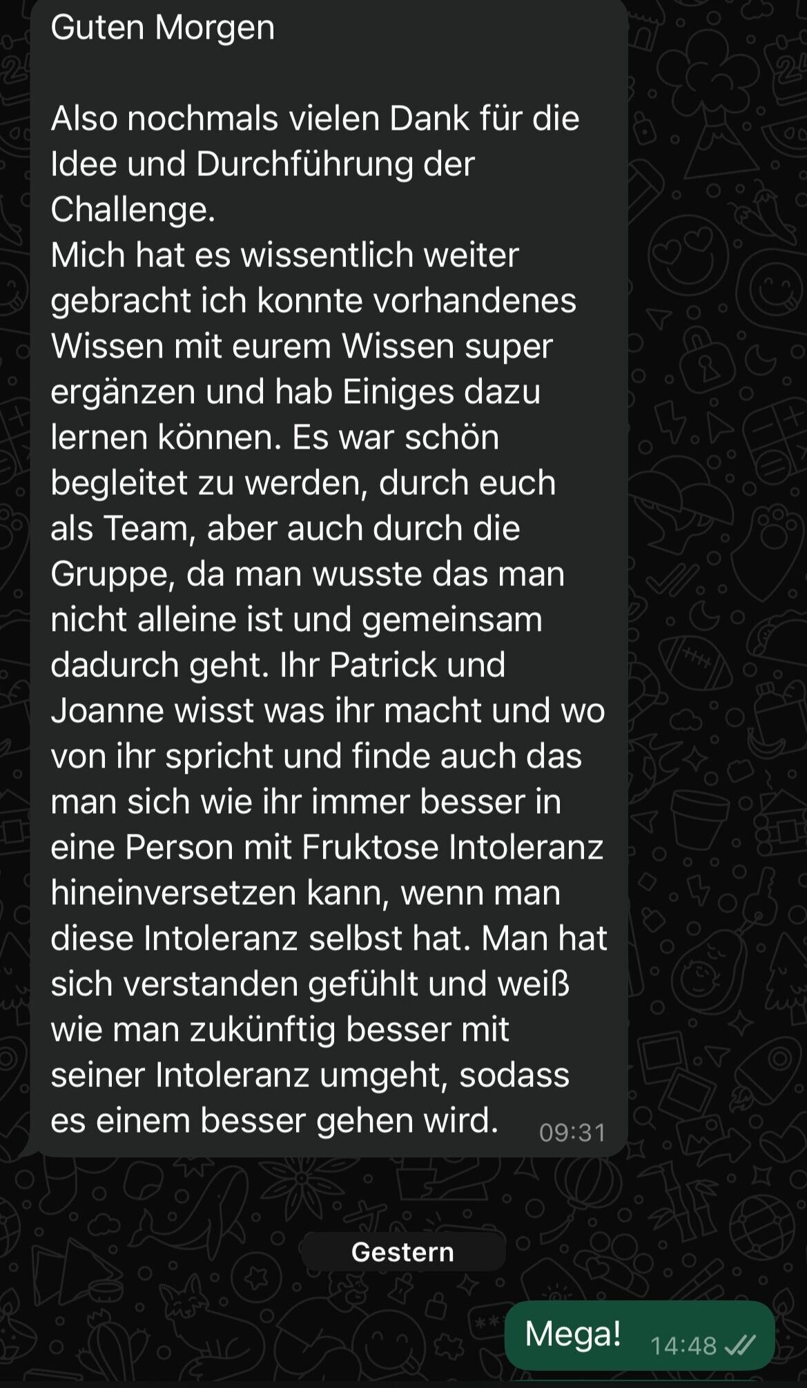 Erfahrungsbericht FructoCoaching